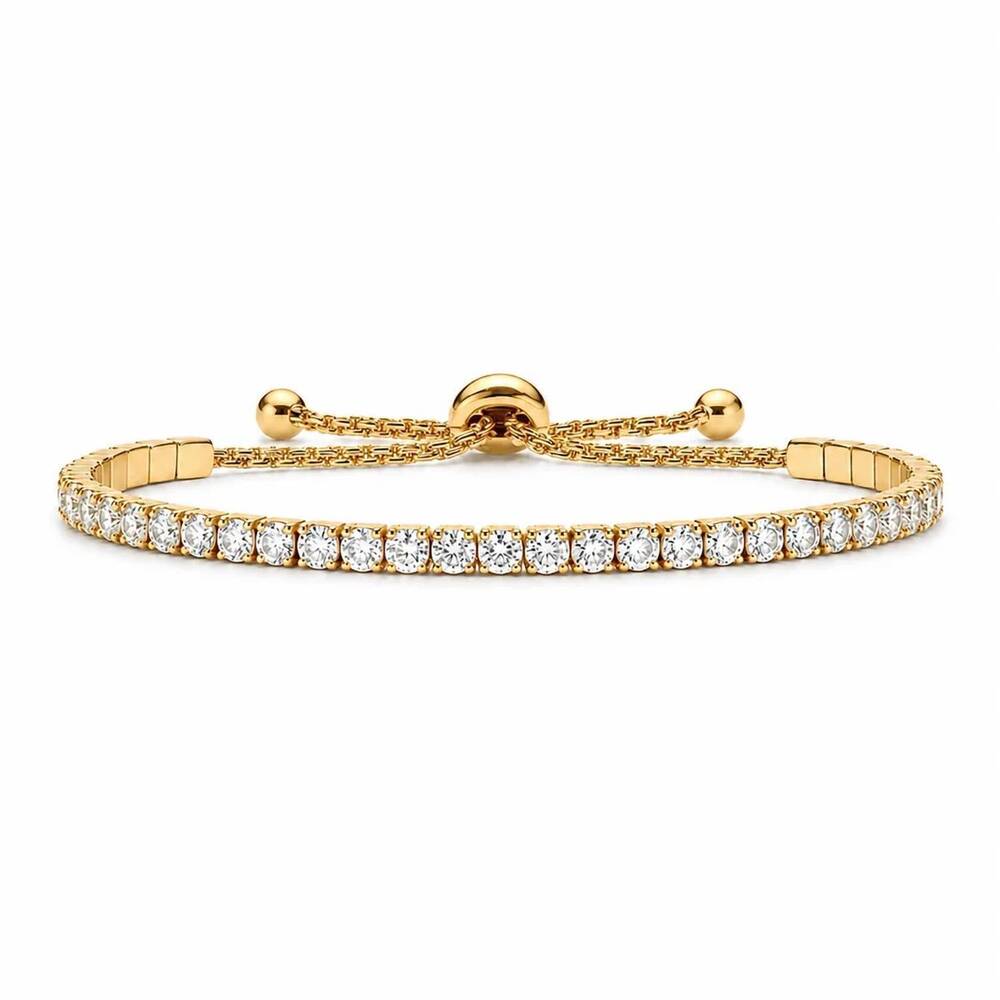 NEW ELLIE VAIL women's jodie tennis bracelet in gold